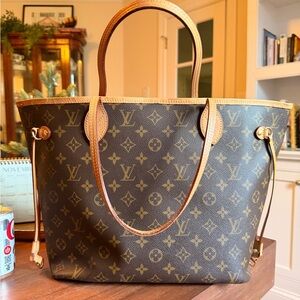 Louis Vuitton Brown Monogram Tote MM